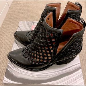BRAND NEW Jeffrey Campbell Cromwell Perforated Leather Booties